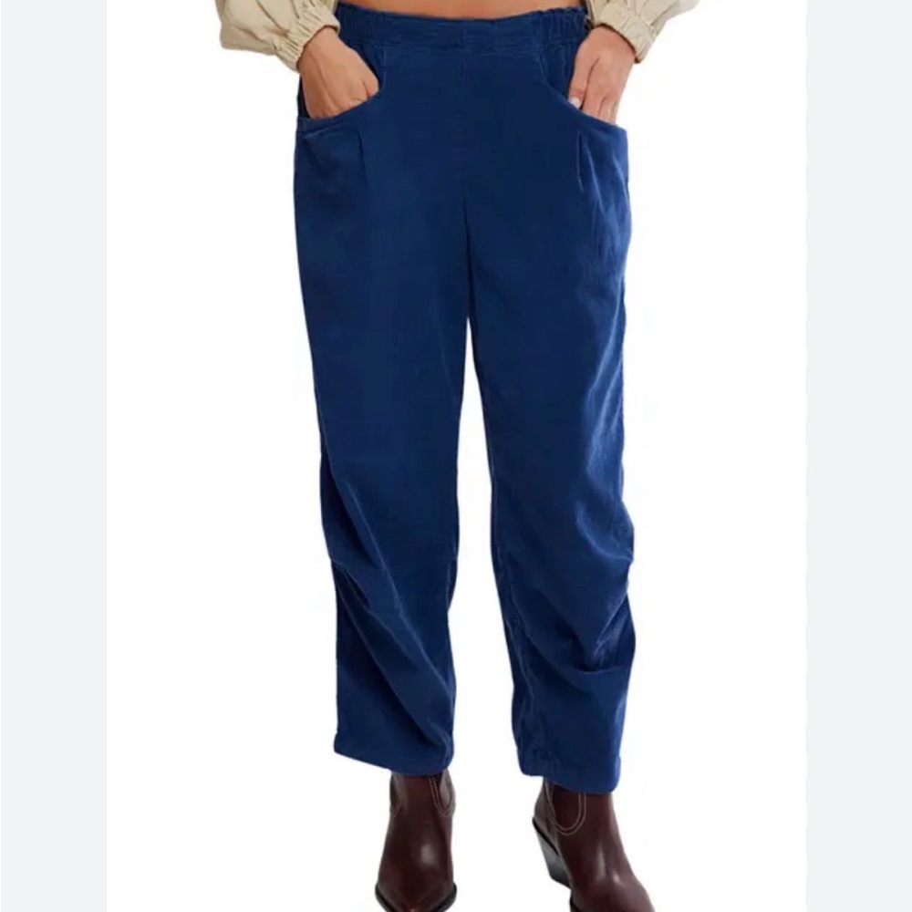 NEW We The Free Fine Corduroy Blue Pants XS